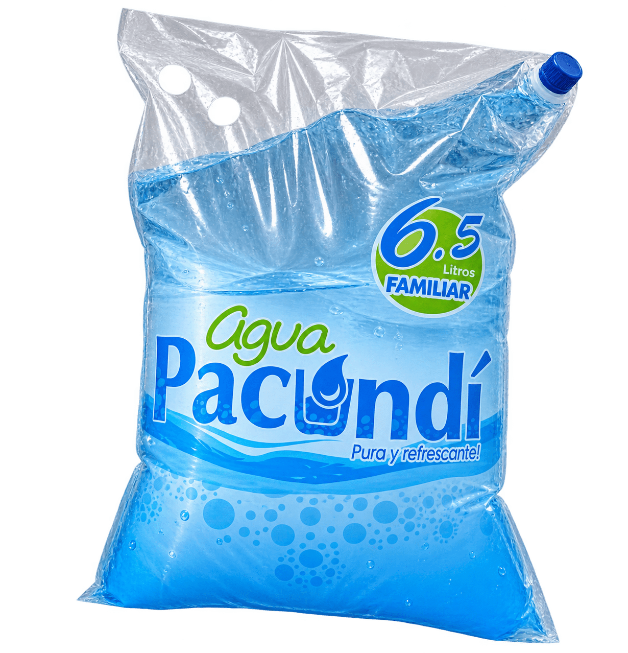 Bolsa con dispensador 6.5L Agua Pacundí